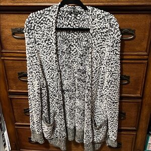 New Look Black and White Cardigan